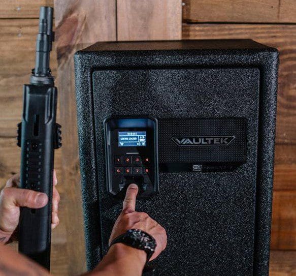 biometric shotgun safe