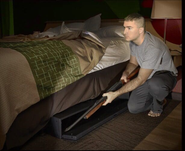 under the bed shotgun safe