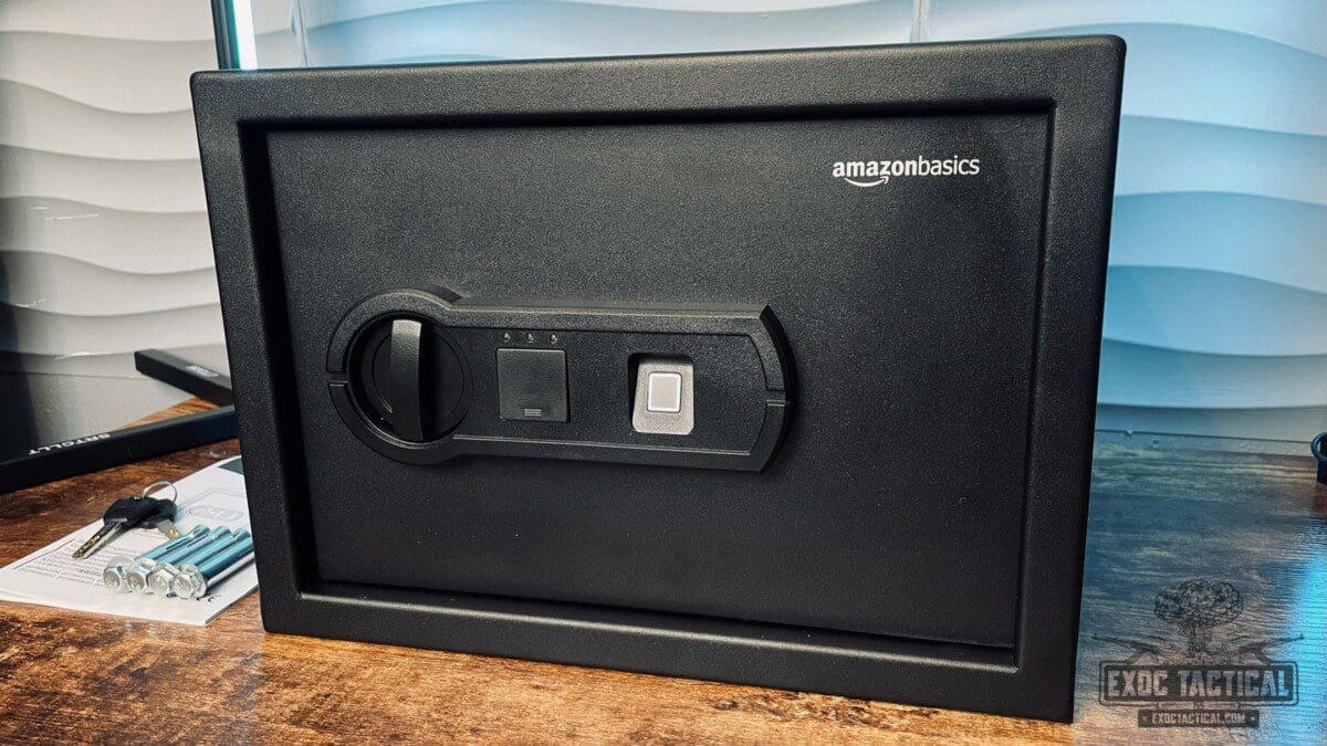 Amazon Basics Biometric Pistol Safe Review
