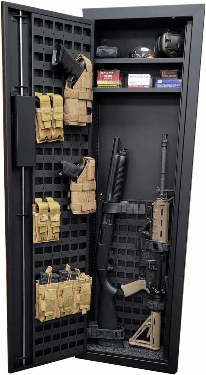 in wall shotgun safes