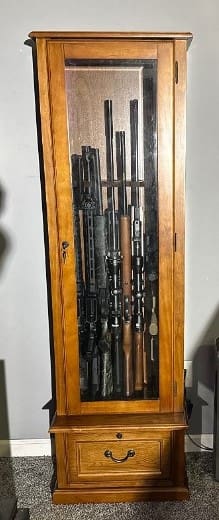 shotgun cabinet