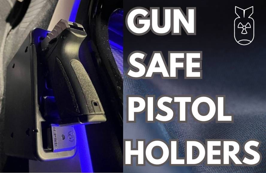 gun safe pistol holder