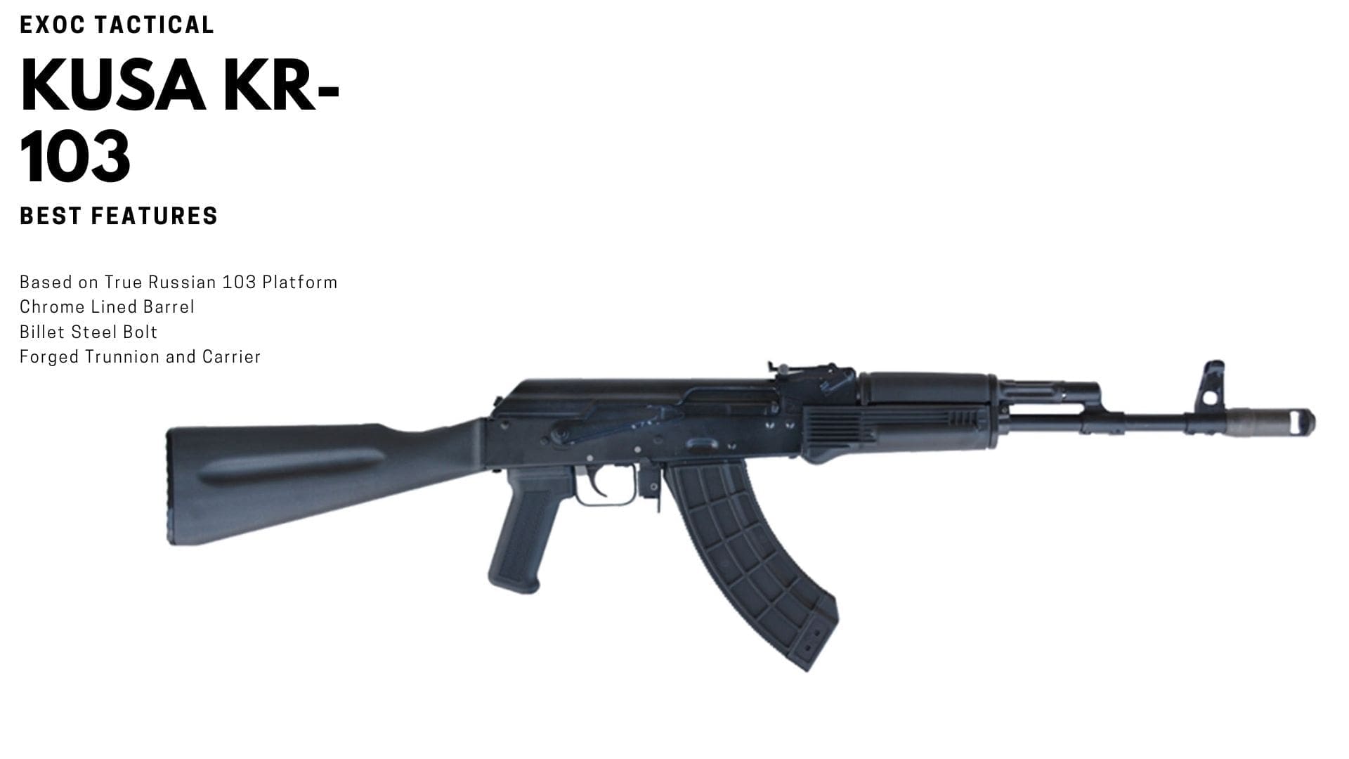 Kalashnikov USA KUSA KR-103 AK-47 Rifle